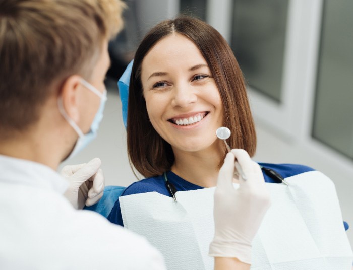 A photo of the dental team