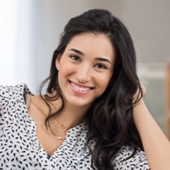 woman smiling with oral appliances
